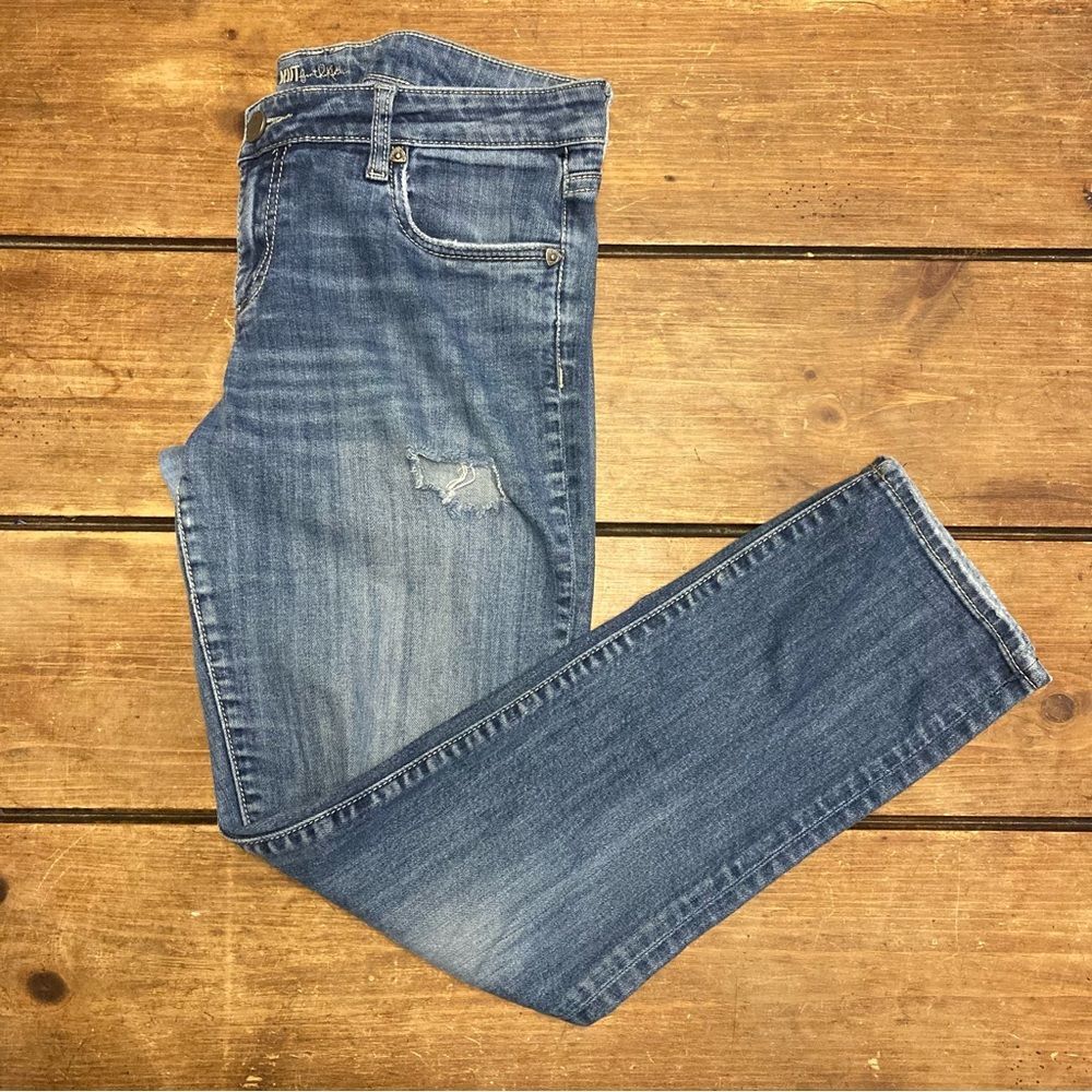 Kut From the Kloth Destroyed Distressed Skinny Jeans Size 8